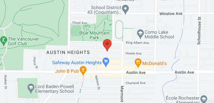 map of 112 1045 HOWIE AVENUE